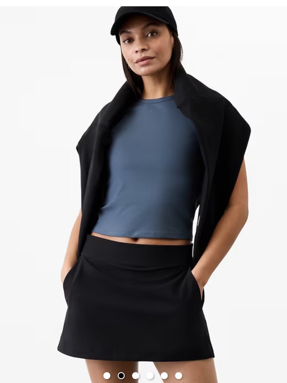 Brooklyn Mid rise
Skort black active workout summer prep casual $60 classic